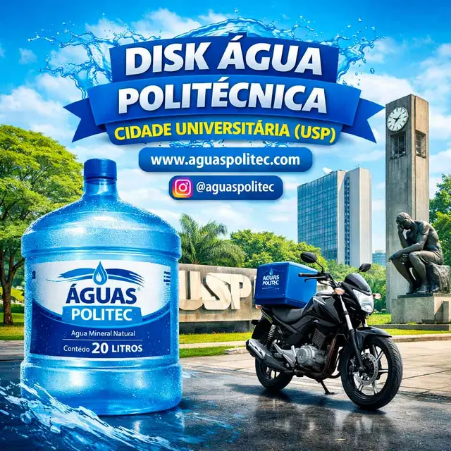 Disk Água Mineral Cidade Universitária (USP) São Paulo — Galão 20L entrega rápida