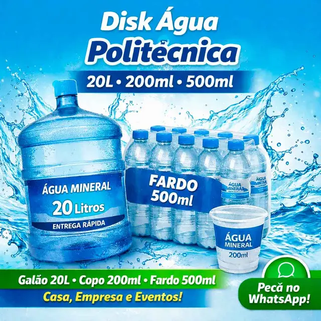 Disk Água Mineral Parque Villa Lobos São Paulo — Galão 20L entrega rápida