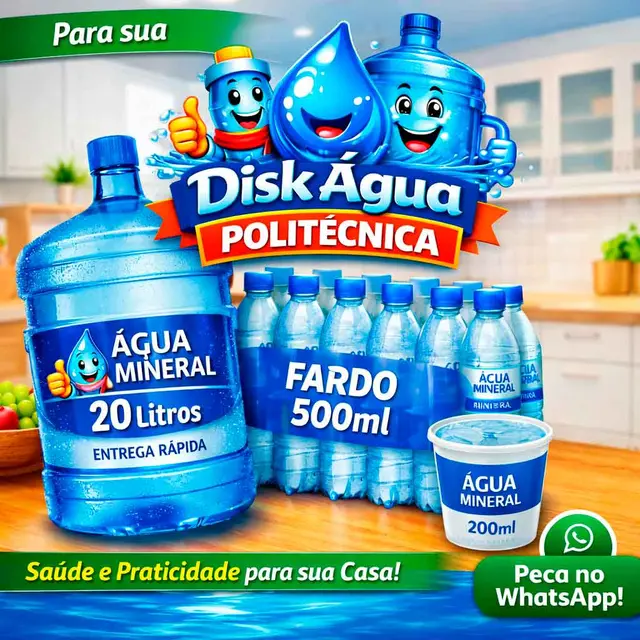 Disk Água Mineral Vila Lageado São Paulo — Galão 20L entrega rápida