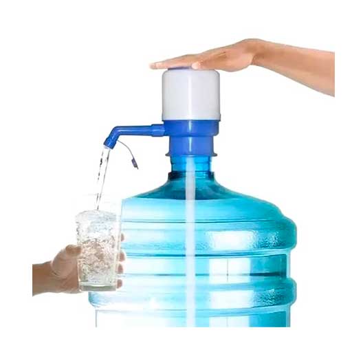 Bomba manual para galão água mineral 20 e 10 litros — Disk Água Rio Pequeno Butantã